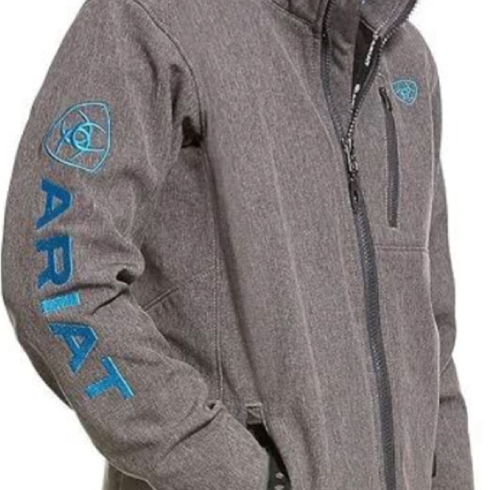 Ariat Softshell Jackets Charcol Boy’s Size M